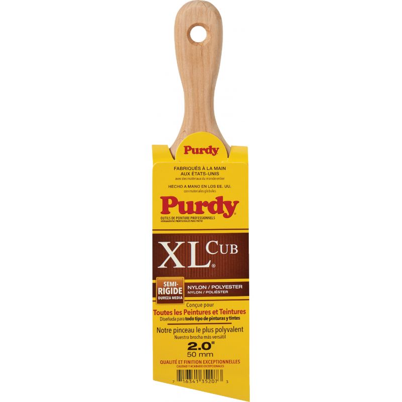 Purdy XL Cub Polyester-Nylon Blend Paint Brush