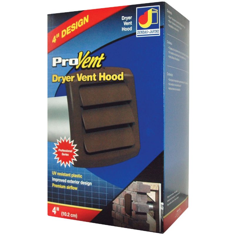 Imperial Exhaust Dryer Vent 4 In., Brown