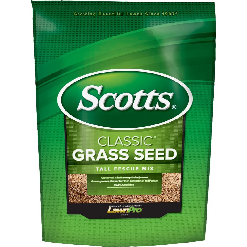Scotts Classic Tall Fescue Grass Seed Medium Texture, Dark Green Color