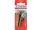 Lasco E-Z Snap Off Toilet Bolt Set 5/16&quot; X 2-1/4&quot;, Heavy Duty
