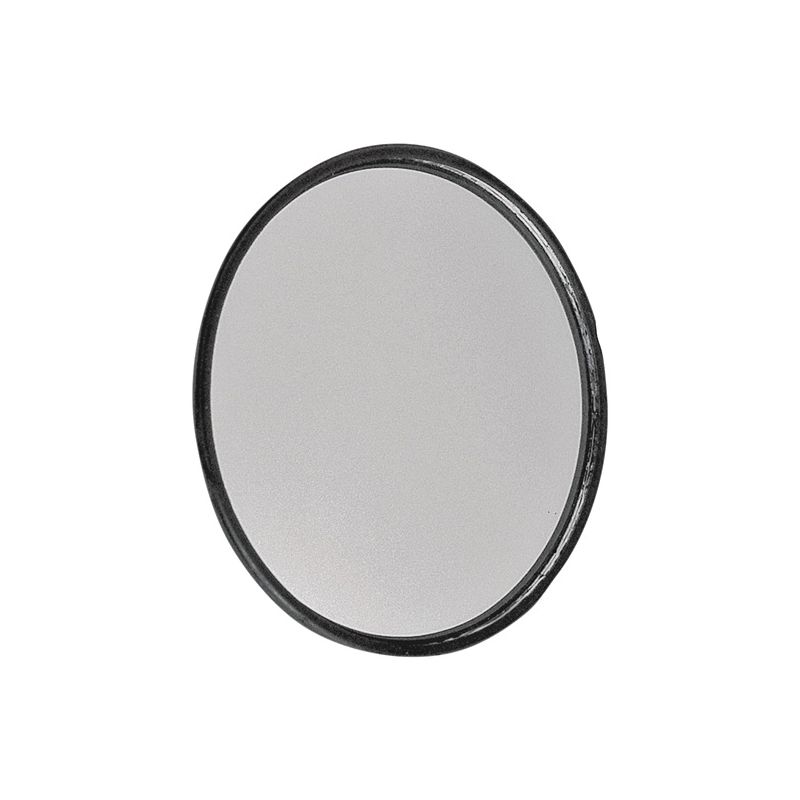 PM V603 Blind Spot Mirror, Round, Aluminum Frame Black/Clear