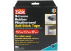 Do it Best X-Treme Rubber Weatherseal Tape Gray