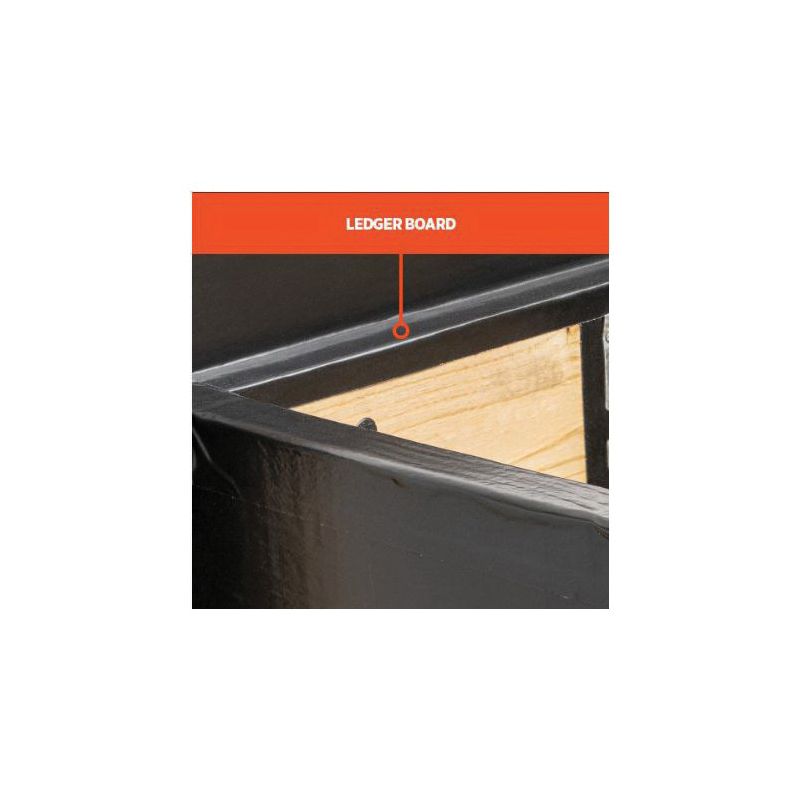 CAMO 0375010 Deck Tape, 65 ft L, 1-5/8 in W, Polypropylene Backing, Black Black