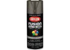 Krylon Fusion All-In-One Spray Paint &amp; Primer Hammered Dark Bronze, 12 Oz.