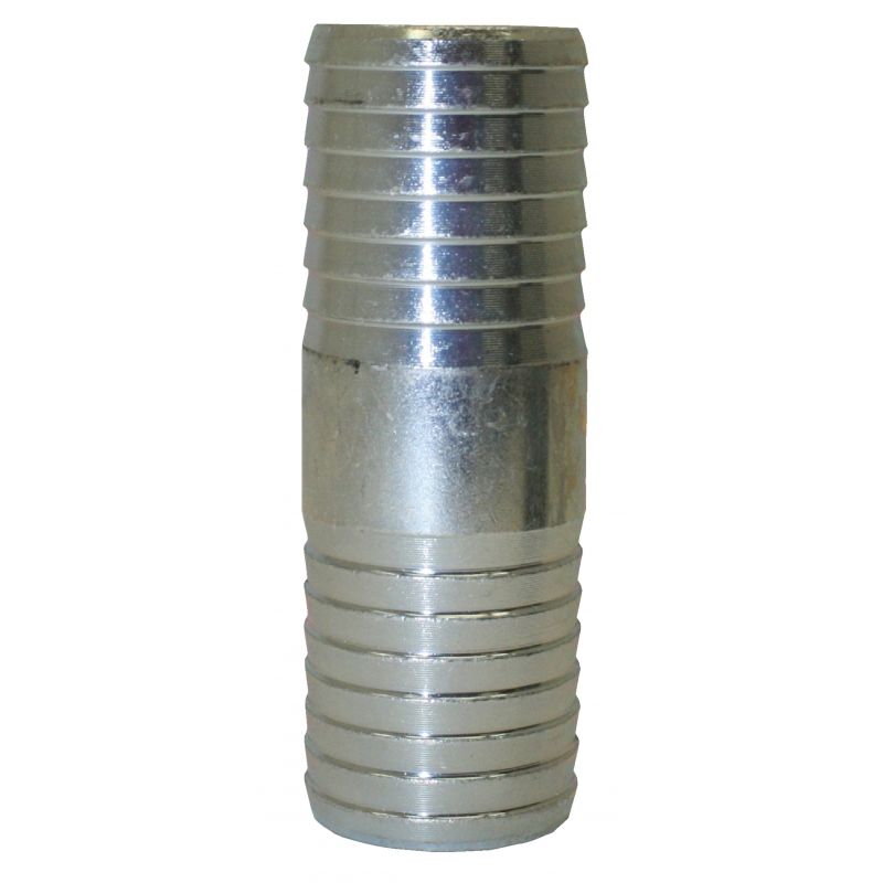 Merrill Barbed Insert Galvanized Coupling 1-1/4 In. X 1-1/4 In. Barb