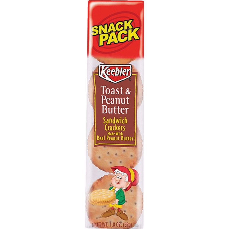 Keebler Toast &amp; Peanut Butter Sandwich Crackers (Pack of 12)