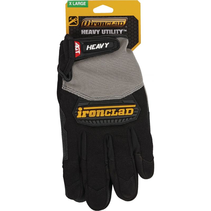 Ironclad Heavy Utility High Performance Glove XL, Gray &amp; Black