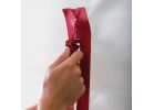 ZipWall Heavy-Duty Plastic Barrier Zipper 3 In. X 7 Ft., Red