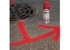 Krylon Mark-It Inverted Marking Spray Paint Fluorescent Safety Red, 15 Oz.