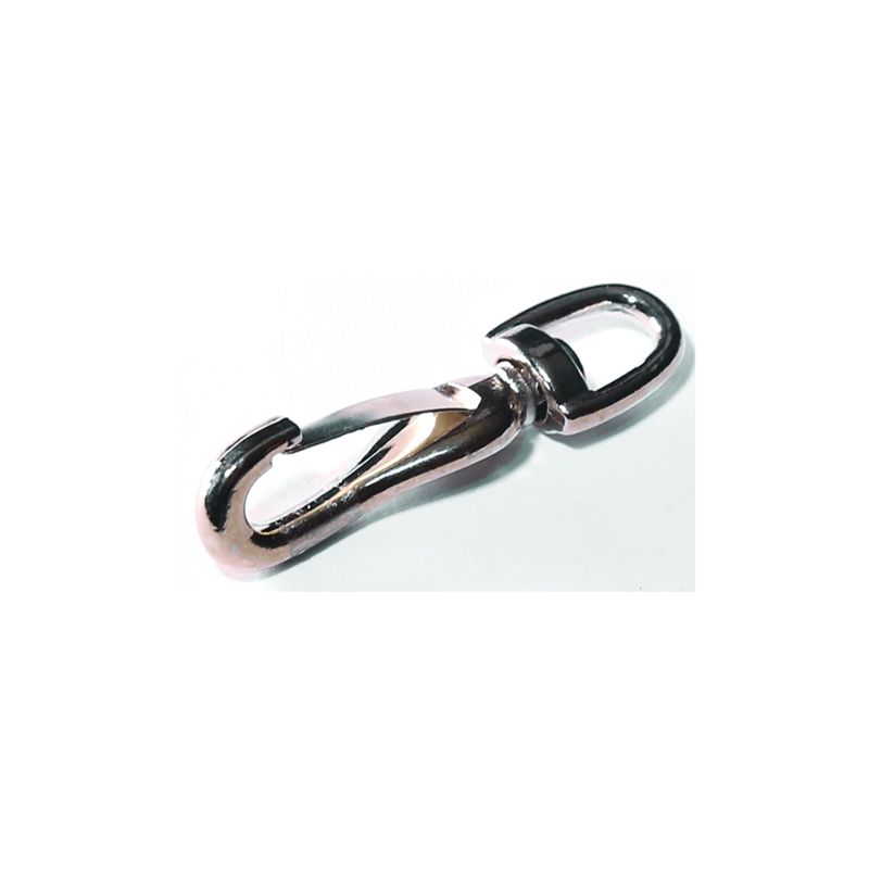 BARON 334M-1/4 Snap Hook, 20 lb Working Load, Malleable Iron, Nickel