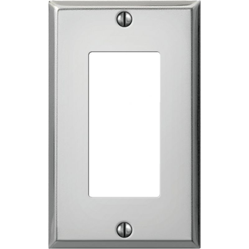 Amerelle PRO Stamped Steel Rocker Decorator Wall Plate Polished Chrome