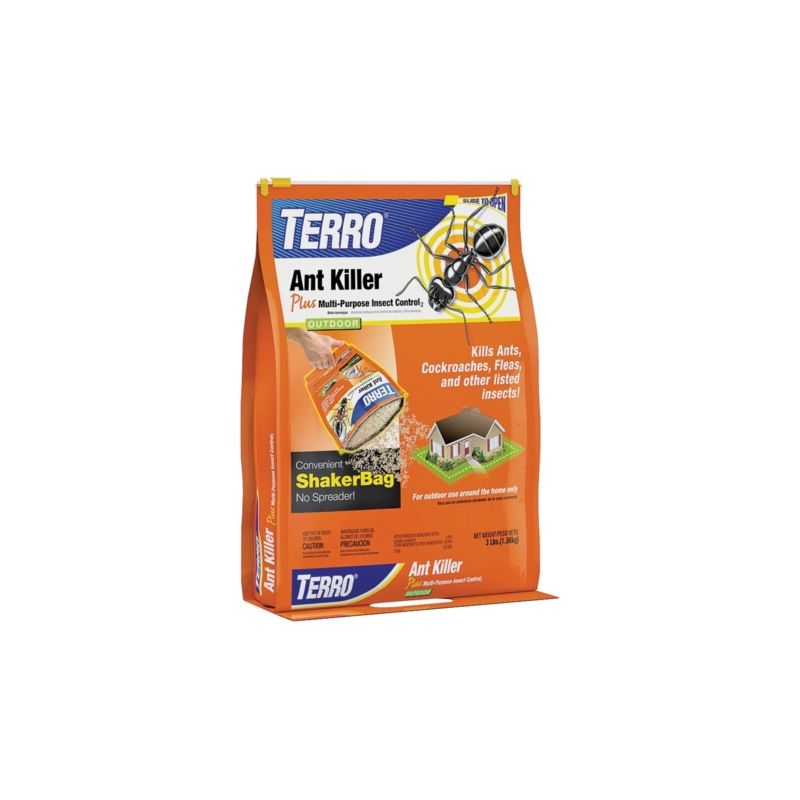 Terro T901-6 Ant Killer Plus, Granular, 3 lb, Bag Brown