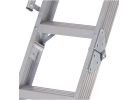 Louisville Everest Series AL258P Attic Ladder, 10 to 12 ft H Ceiling, 25-1/2 x 63 in Ceiling Opening, 13-Step, 350 lb