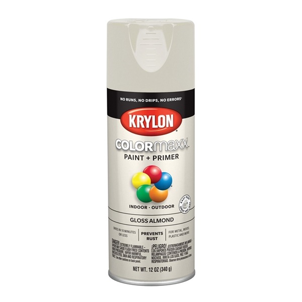 Krylon K05503007 COLORmaxx Spray Paint Gloss Banner Red 12 Ounce