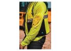 Fieldsheer MCUV02100621 Safety Vest, 2XL, Unisex, Fits to Chest Size: 53 to 56 in, Polyester, High-Visibility, Zipper 2XL, High-Visibility