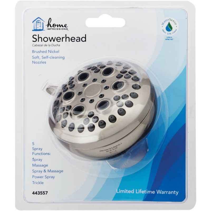 Home Impressions 5-Spray Fixed Showerhead