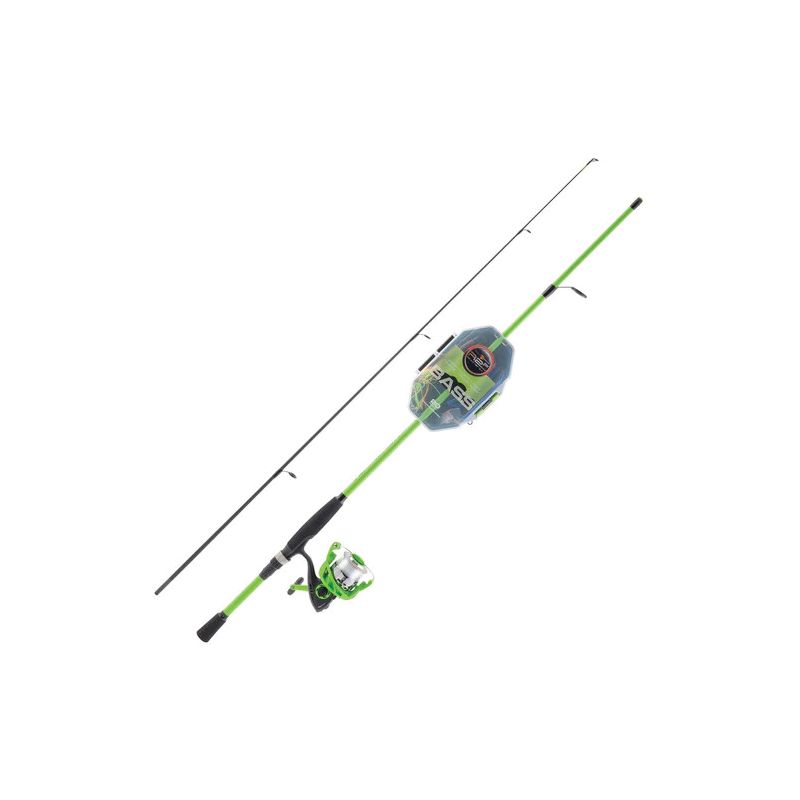 Zebco Slingshot Spinning Reel and Fishing Rod Combo, 6-Foot 2