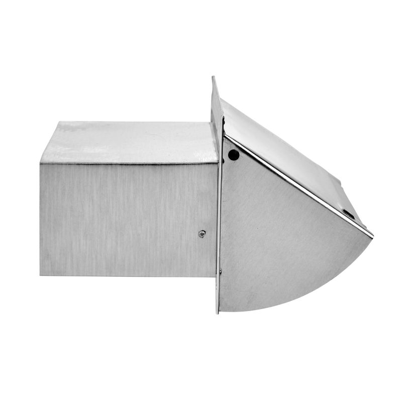 Lambro 106R Wall Cap, Aluminum, For: 10 x 3-1/4 in Hoods