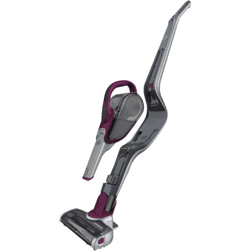 Black &amp; Decker SMARTECH 2-In-1 Cordless Stick Vacuum Cleaner Purple