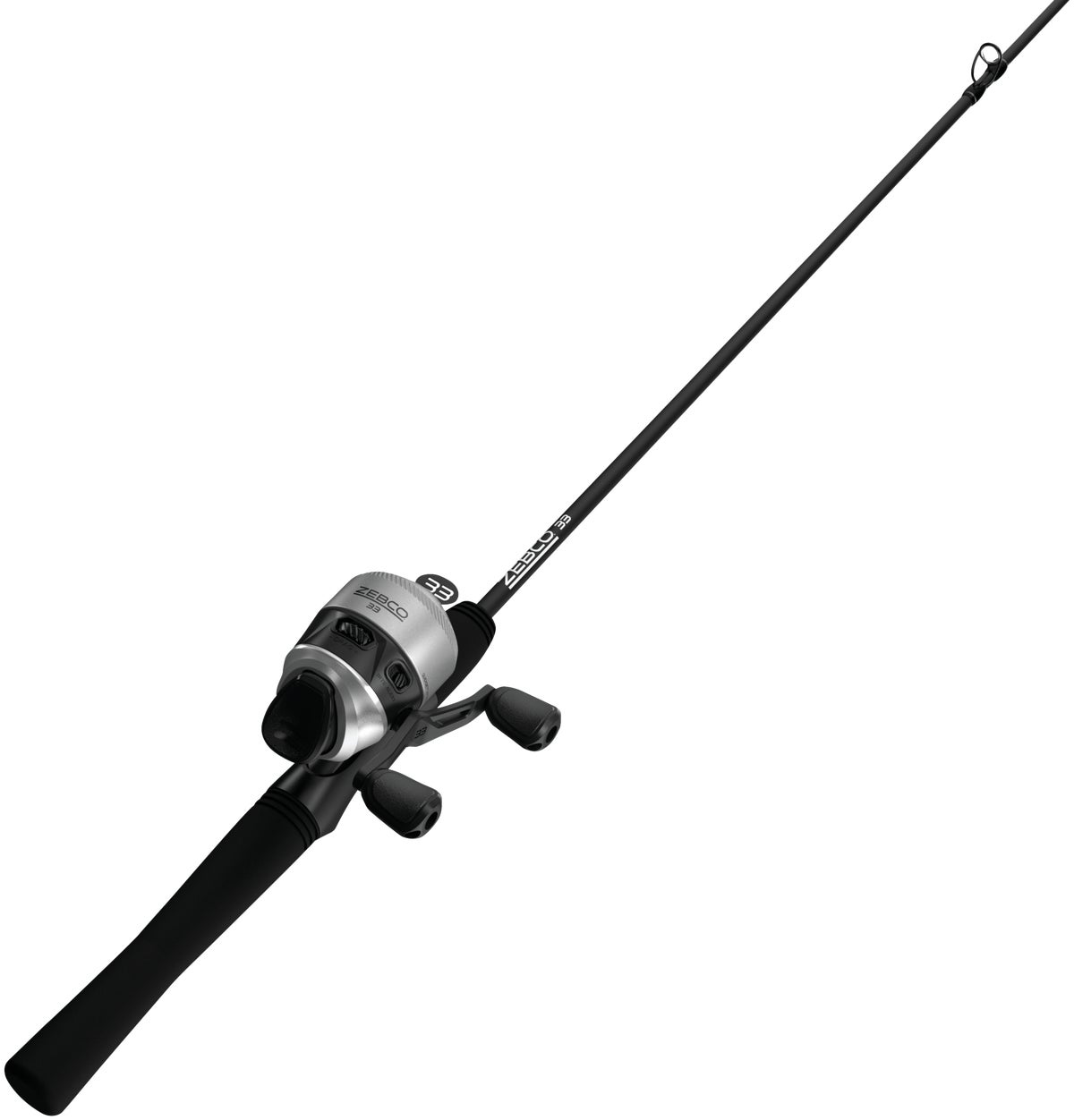 New Lady pink Zebco 33 Authentic CASTING PUSH BUTTON  Rod Medium 6' REEL Combo 