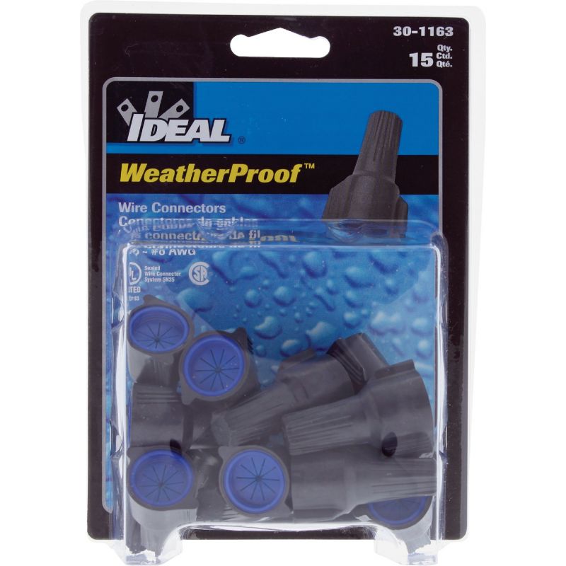 Ideal WeatherProof Wire Connector Aqua Blue/Dark Blue