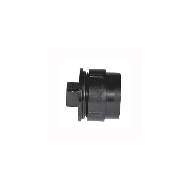 IPEX 027705 Cleanout Adapter with Plug, 1-1/4 in, Spigot x FPT, Black, SCH 40 Schedule Black
