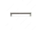 Richelieu BP520192195 Cabinet Pull, 8-7/32 in L Handle, 21/32 in H Handle, 1-1/2 in Projection, Metal/Stainless Steel Contemporary