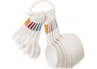 Lifetime Brands Farberware Measuring Cup &amp; Spoon Set White
