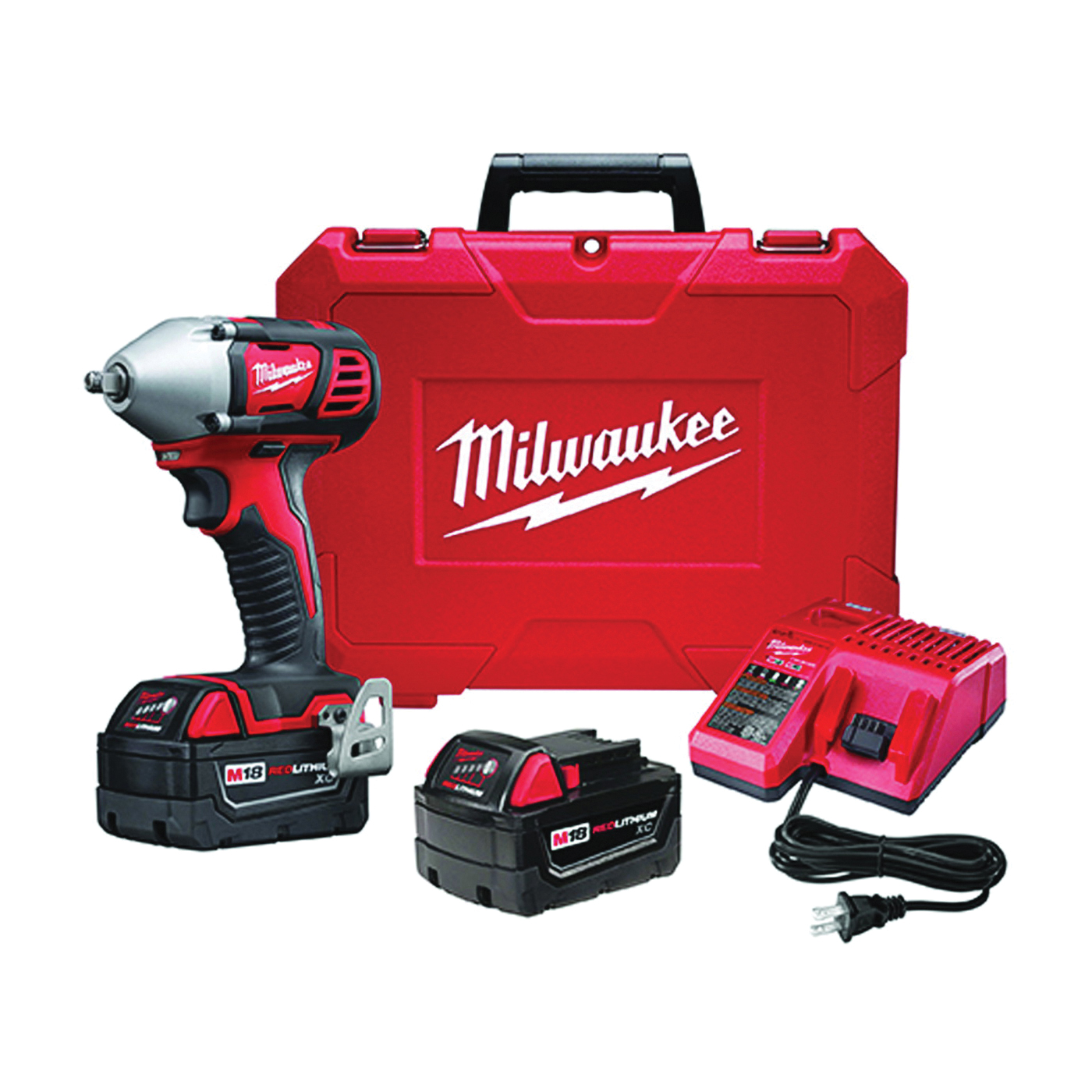 Buy Milwaukee 2658-22 Impact Wrench Kit, Battery Included, 18 V, 3
