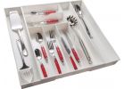 Dial Industries Mega Expand-A-Drawer Organizer Tray White