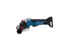 Bosch GWS18V-45PCN EC Brushless Angle Grinder with No Lock-On Paddle Switch, Tool Only, 18 V, 6.3 Ah, 5/8-11 Spindle