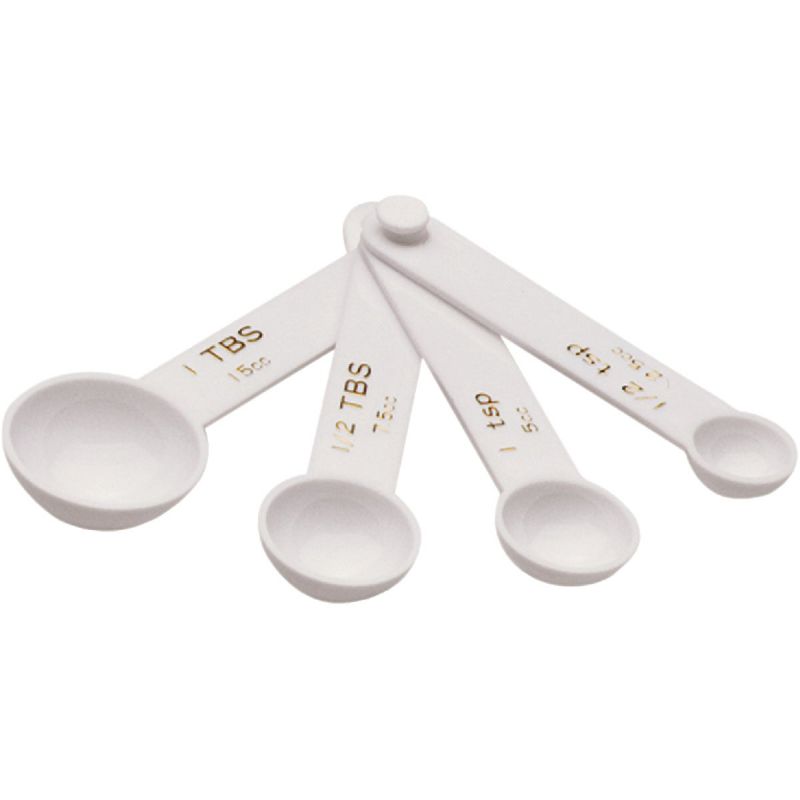Norpro 4-Piece Measuring Spoon Set White