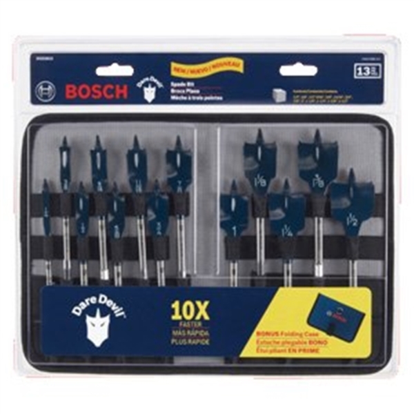 Buy Bosch DSB5013P Spade Bit Set 13 Piece Steel