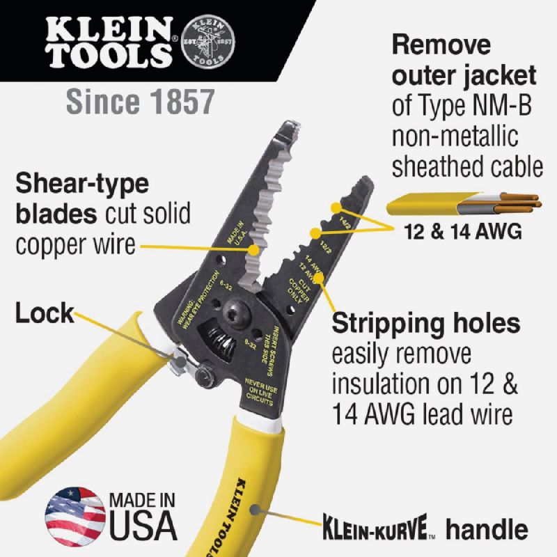 Klein-Kurve Dual NM Wire Stripper/Cutter