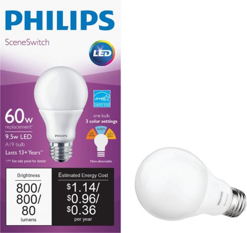 Buy Philips SceneSwitch Medium LED A-Line Light Bulb