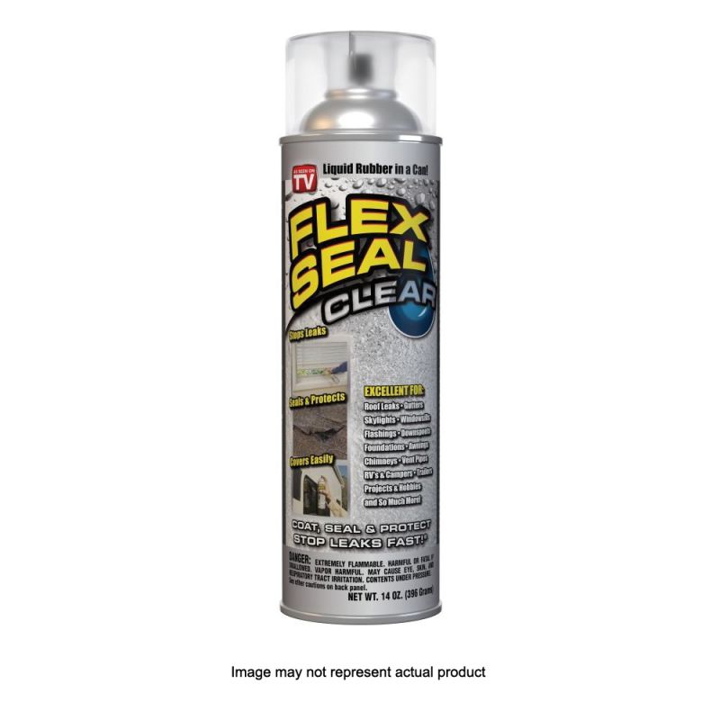 Flex Seal FSCLRMINI Rubberized Spray Coating, Clear, 2 oz Clear