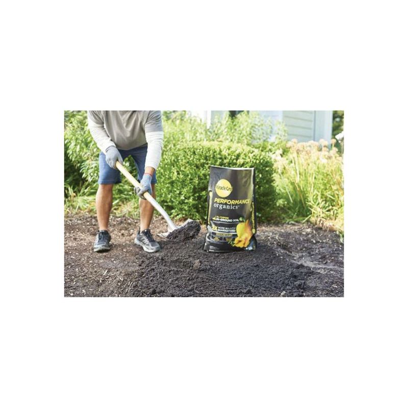 Miracle-Gro Performance Organics 45015430 All-Purpose In-Ground Soil, Solid, 1.3 cu-ft Bag