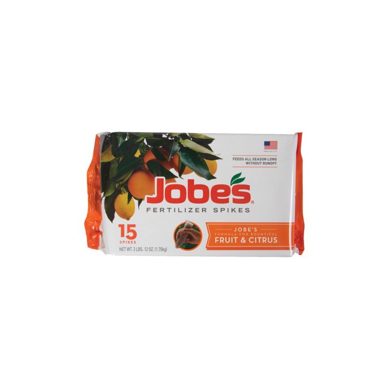 Jobes 01312 Fertilizer Box, Spike, 8-11-11 N-P-K Ratio Brown