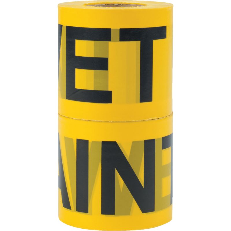 Irwin Wet Paint Caution Tape Yellow With Black Print