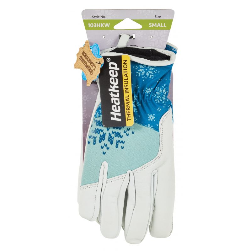 Kinco Women&#039;s Premium Grade Goatskin Winter Work Glove S, Blue