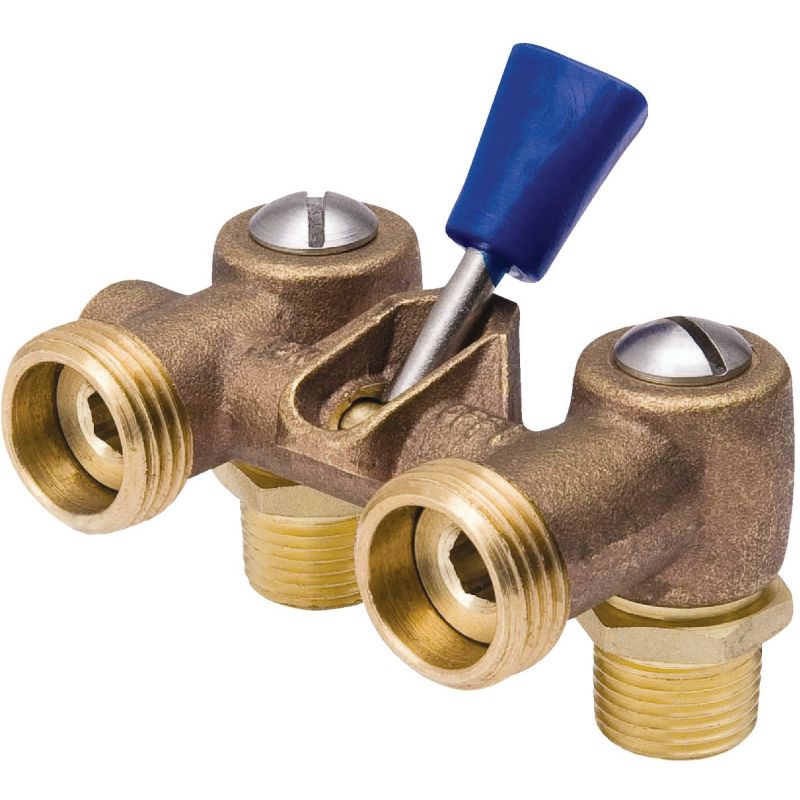 ProLine Washing Machine Shut Off Valve With Ball-Type Construction 1/2 In. IPS Inlet X 3/4 In. MH Outlet
