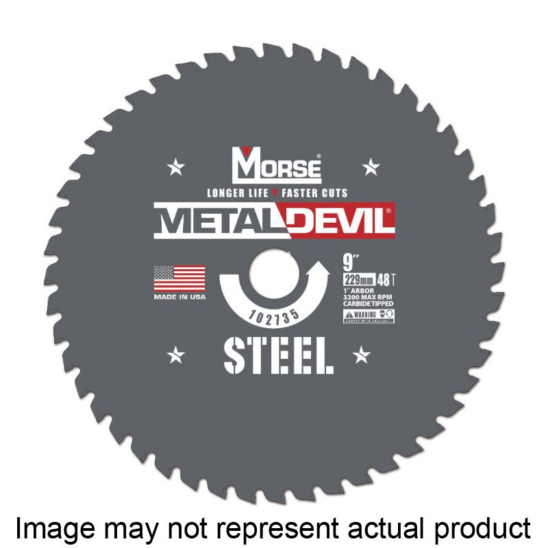 Freud Tools Diablo 8 in. Steel Demon 42T Cermet II Carbide Ferrous Metal  Saw Blade