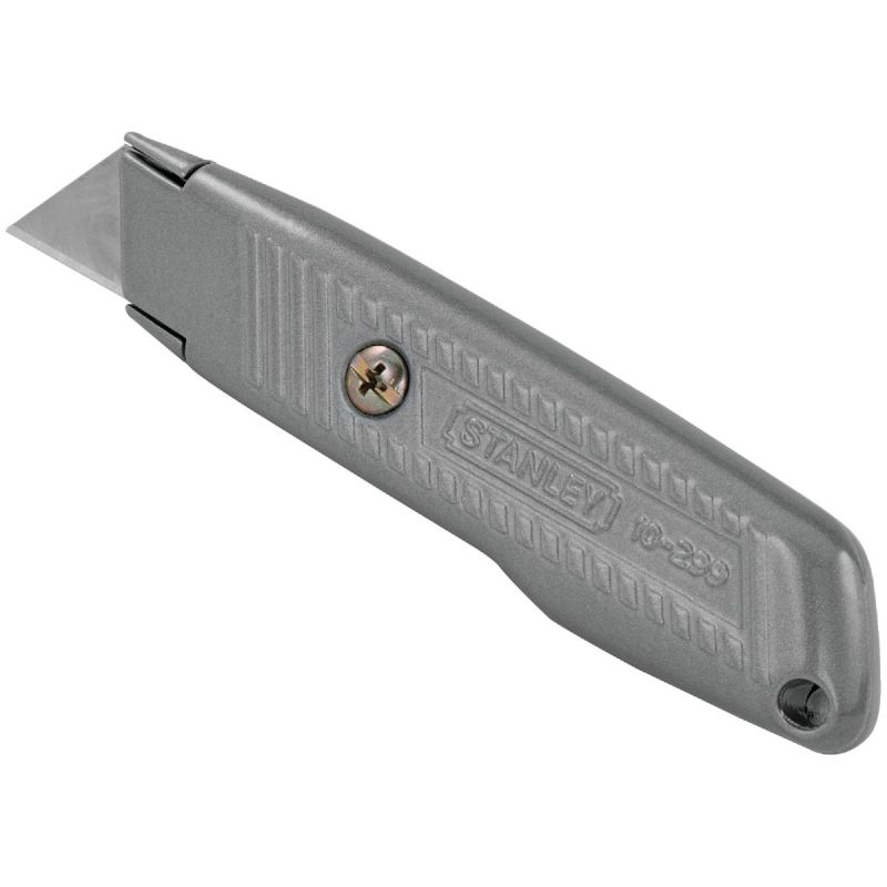 Stanley Interlock Fixed Blade Utility Knife Gray