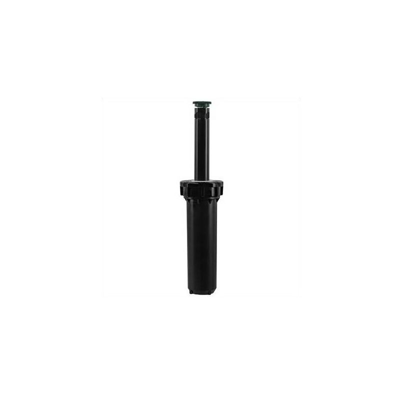 Orbit Professional 80302 Pressure Regulated Spray Head, 1/2 in Connection, FPT, 4 in H Pop-Up, 4 to 8 ft, Plastic Black