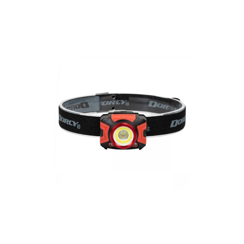 Dorcy Ultra HD 41-4335 Headlamp, AAA Battery, Alkaline Battery, LED Lamp, 530 Lumens, Spot Beam, 105 m Beam Distance Red