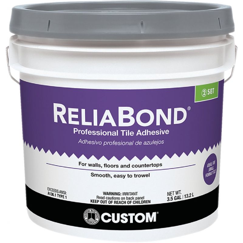 Reliabond Ceramic Tile Adhesive 3-1/2 Gal.