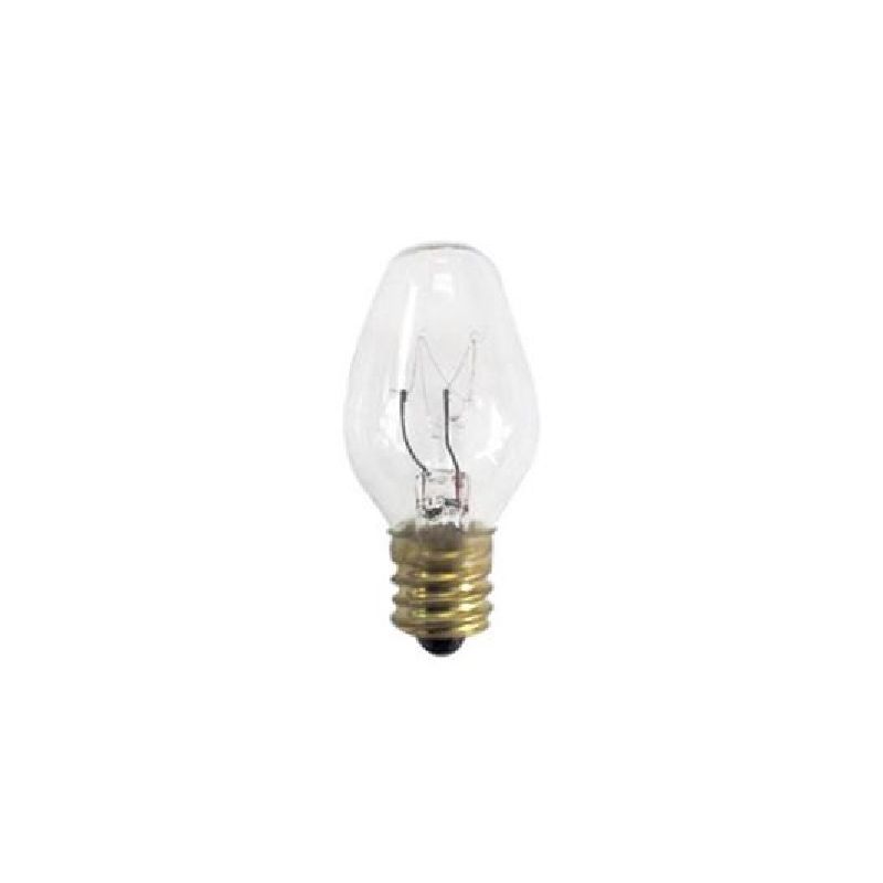Xtricity 1-63098 Night Light Bulb, 7 W, Candelabra Lamp Base, C7 Lamp, Soft White Light, 22 Lumens