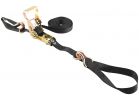 Erickson Ratchet Strap with Floating D Ring Black