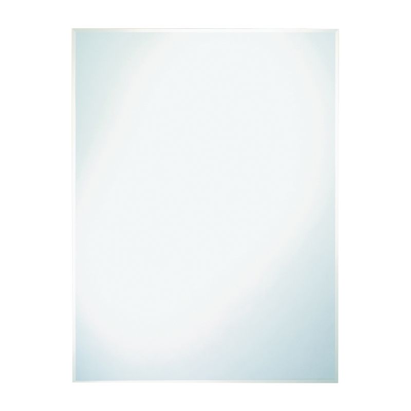 Renin 201360 Somerset Frameless Mirror, 48 in L, 36 in W, Rectangular, Clear Frame (Pack of 3)