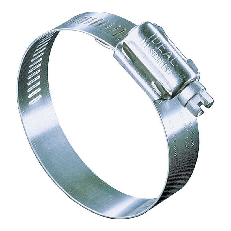 IDEAL-TRIDON Hy-Gear 68-0 Series 6856053 Interlocked Worm Gear Hose Clamp, Stainless Steel (Pack of 10)